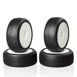 Pneus TZO 101- collé sur jante Blanche - ULTRA SOFT - sachet de 4