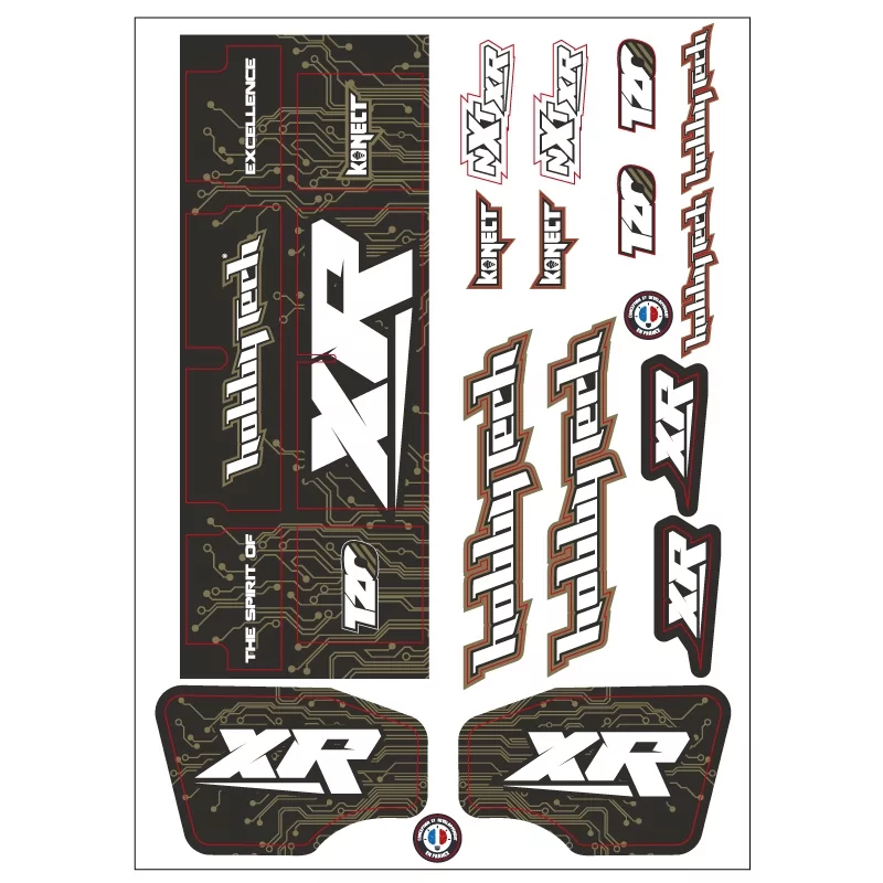 SPIRIT NXT XR stickers sheet