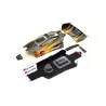 GT14B - GUNMETAL CAR BODY WITH STICKERS