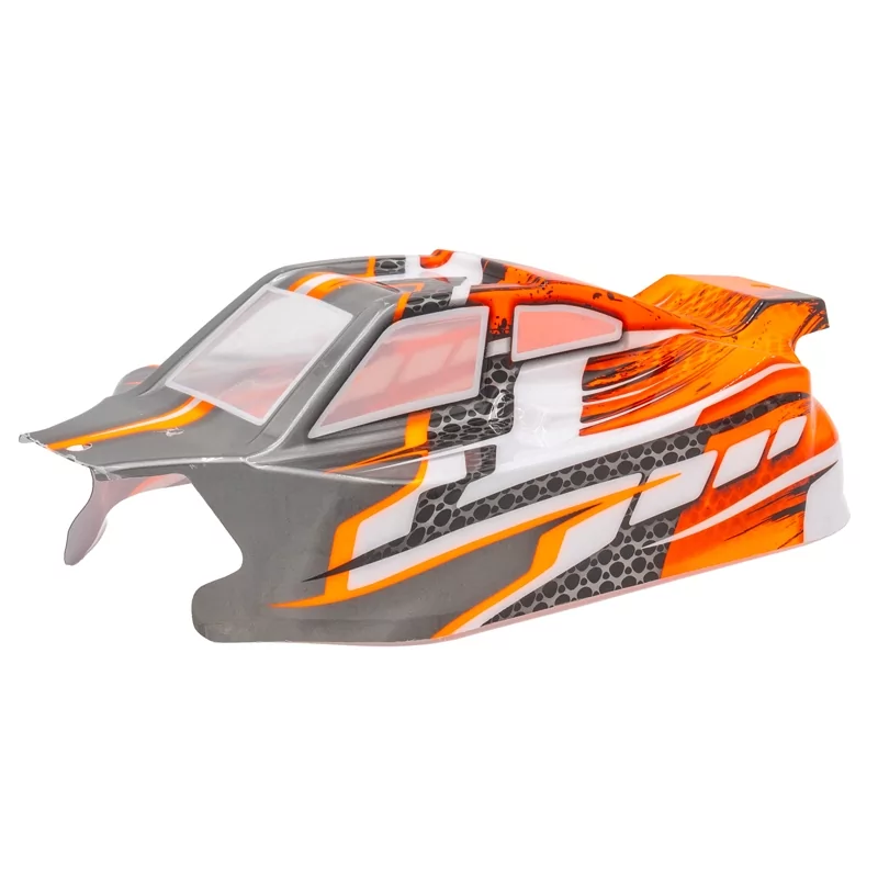 Carrosserie NXT EVO 4s orange/grise pré decoupée+stickers