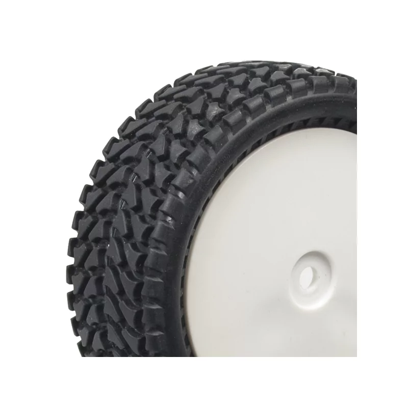 Pneus buggy 1/10 AllTerrain avant complet Hex.12mm