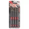 Red / Black Hex wrench set 1,5  /  2  /  2,5  / 3 mm