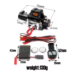 Steel Wired Winch with remote control