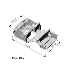 Interieur complet pour carrosserie ABS RRC avec sièges arrières