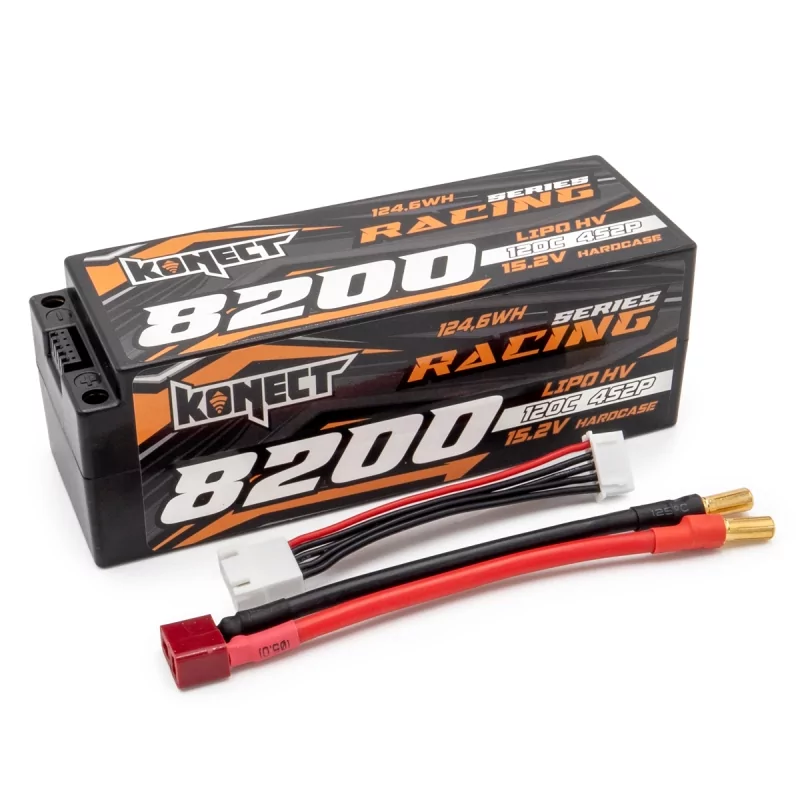 Konect Lipo 8200mah 15.2V 120C 4S2P HV