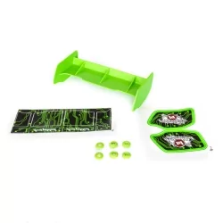 1/10 off road green plastic wing+stickers