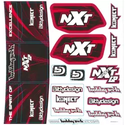 Planche stickers Spirit NXT GP 2.0 orange