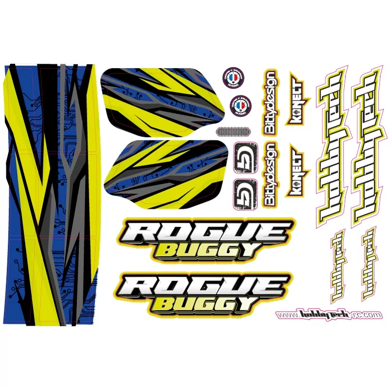 Stickers Rogue Buggy Yellow