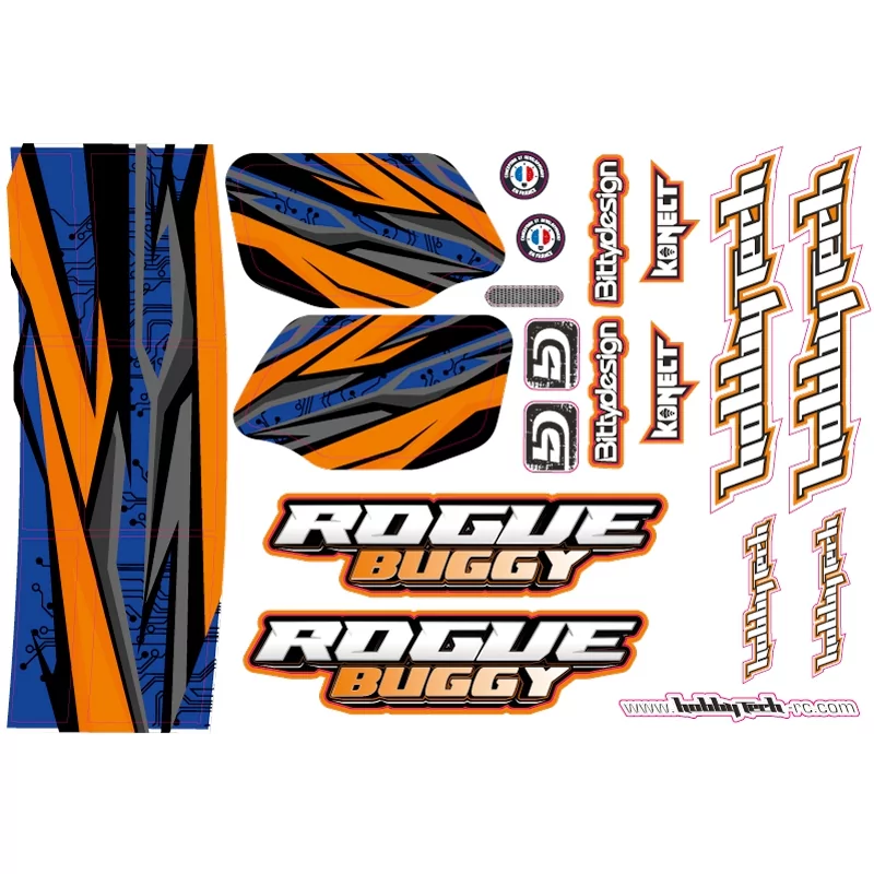 Stickers Rogue Buggy Orange